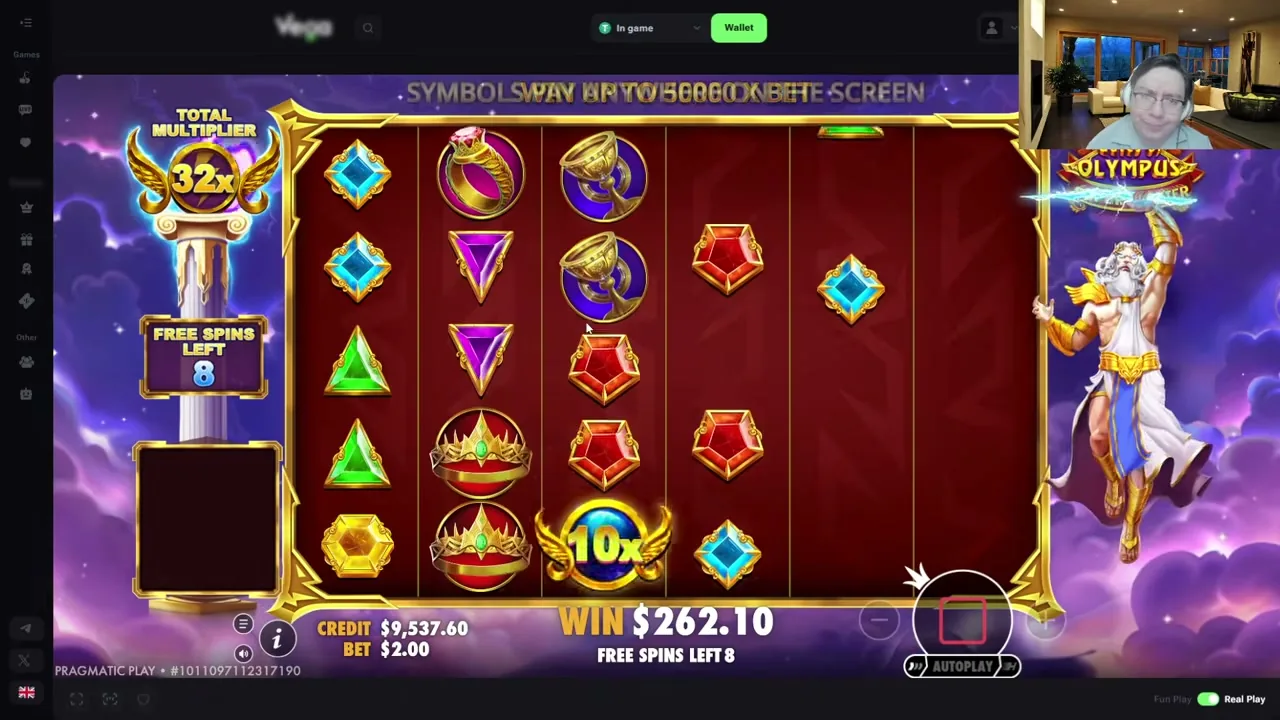 Ruleta en vivo en Gates of Olympus Super Scatter