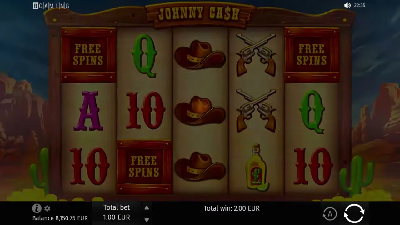 Ruleta en vivo en Gold Rush with Johnny Cash