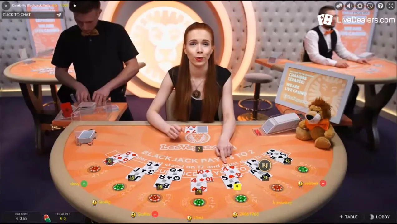 Ruleta en vivo en LeoVegas