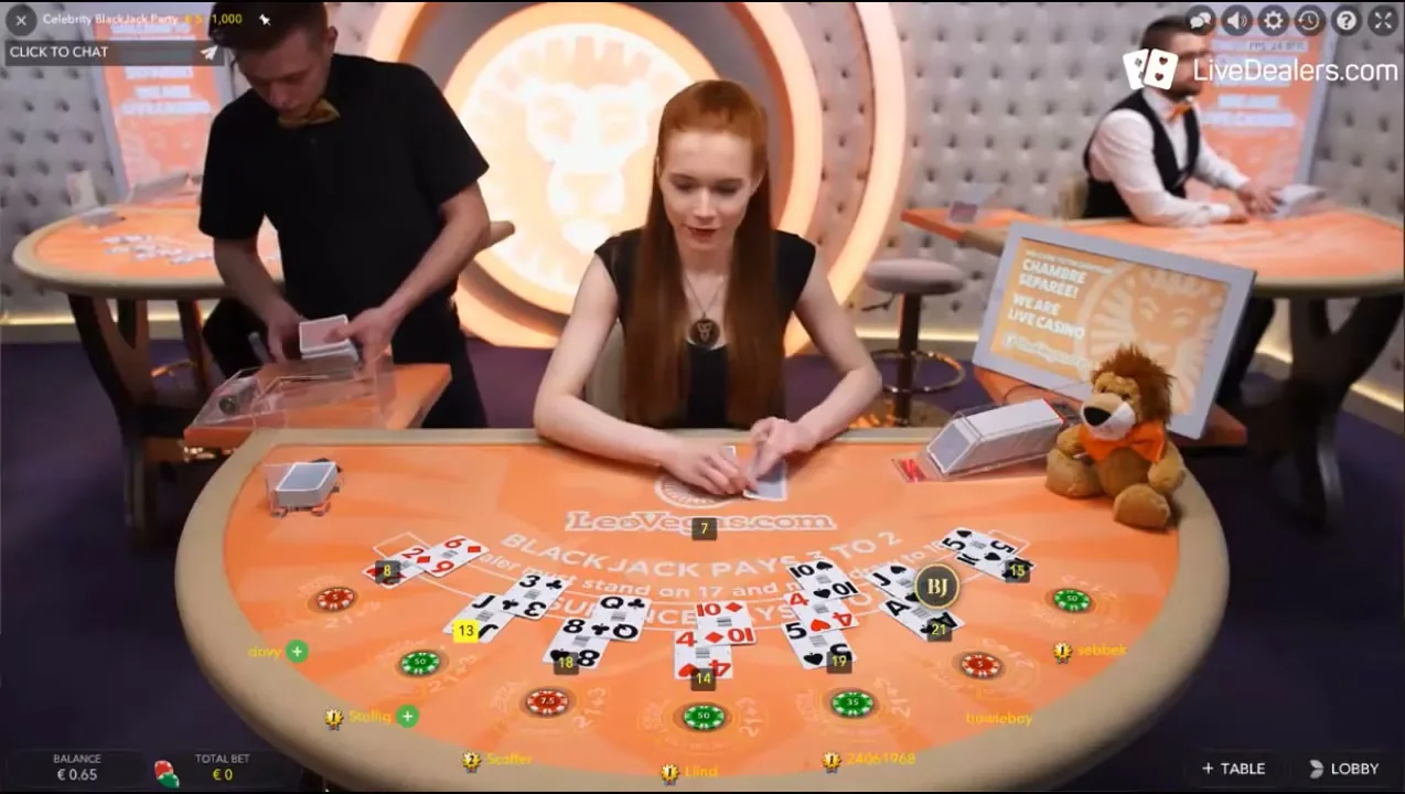 Ruleta en vivo en LeoVegas