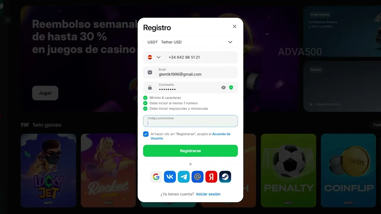 Ruleta en vivo en bono de recarga